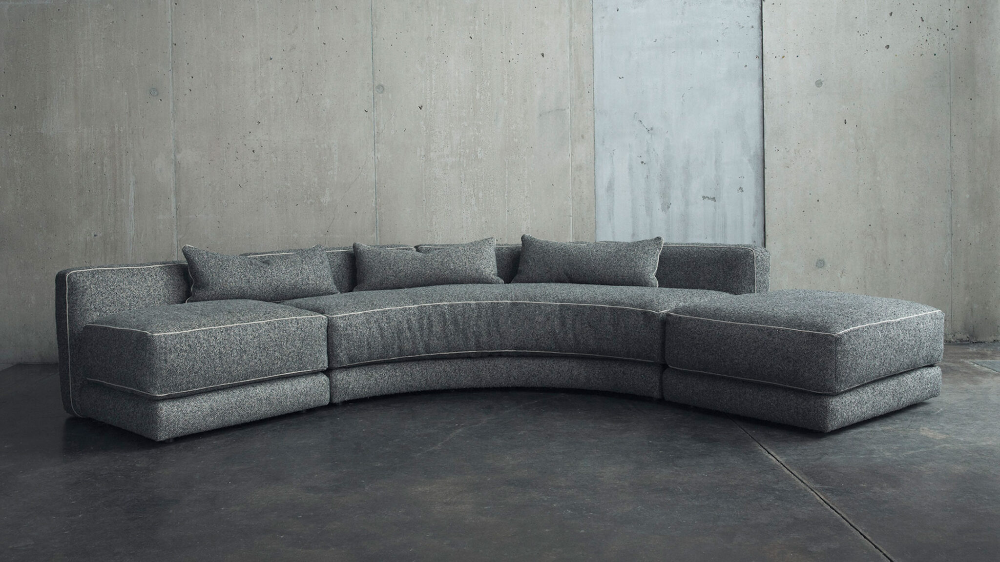 lewis curved - Montauk Sofa